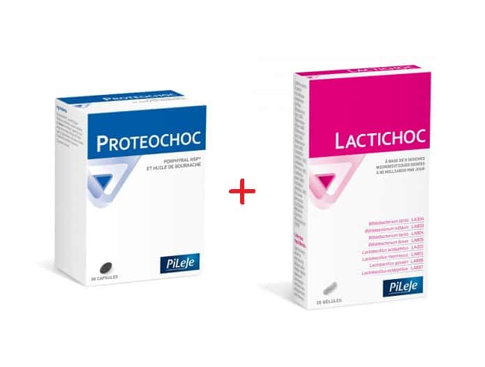 PiLeJe Proteochoc + Lactichoc (Protokół rekonwalescencji Post-COVID) 36 + 20 Kapsułek